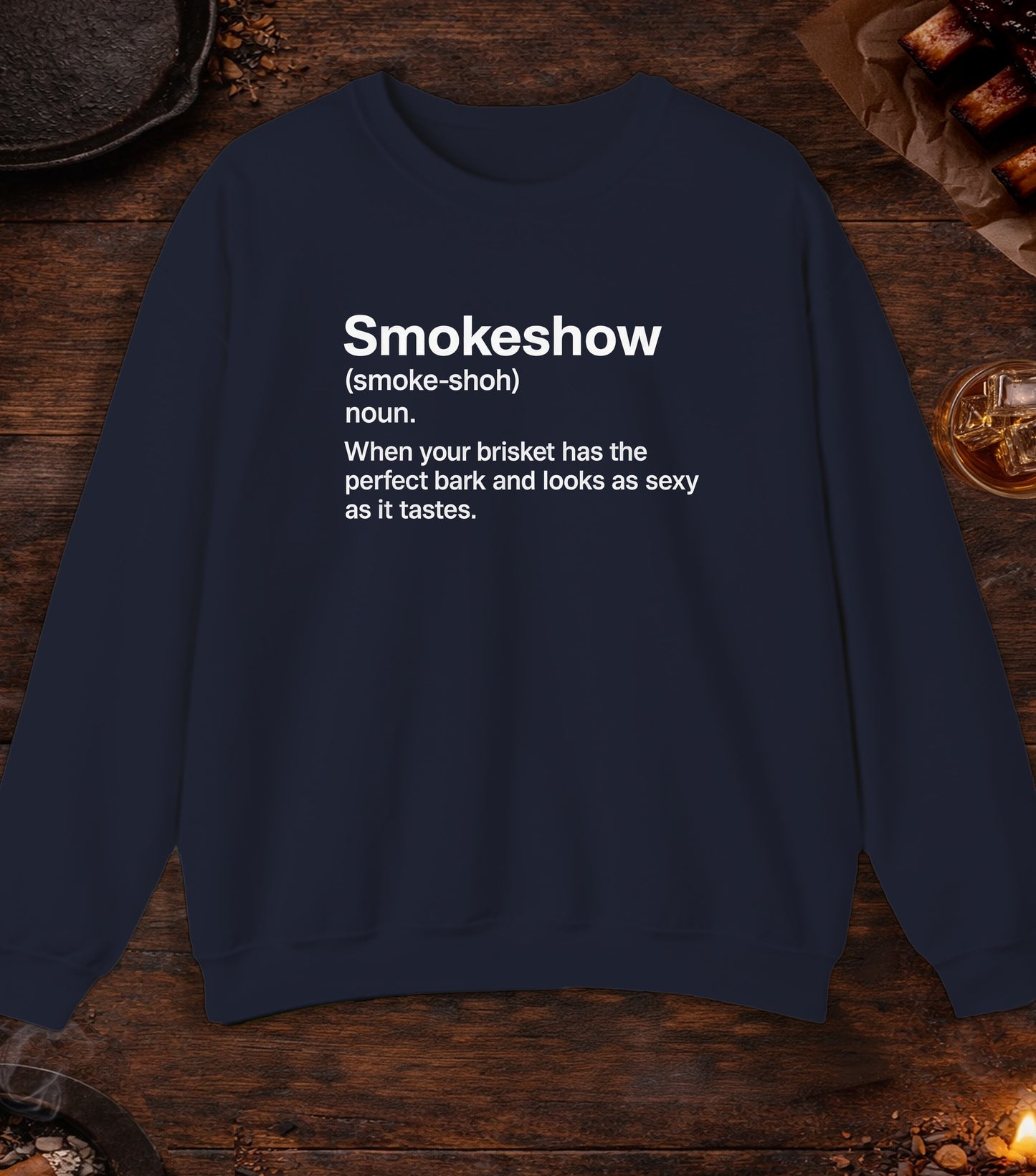 Smokeshow Crewneck - Navy