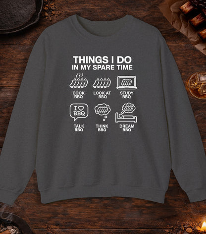 Spare Time Crewneck - Dark Heather