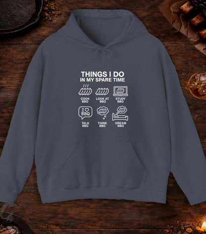 Spare Time Hoodie - Heather Navy