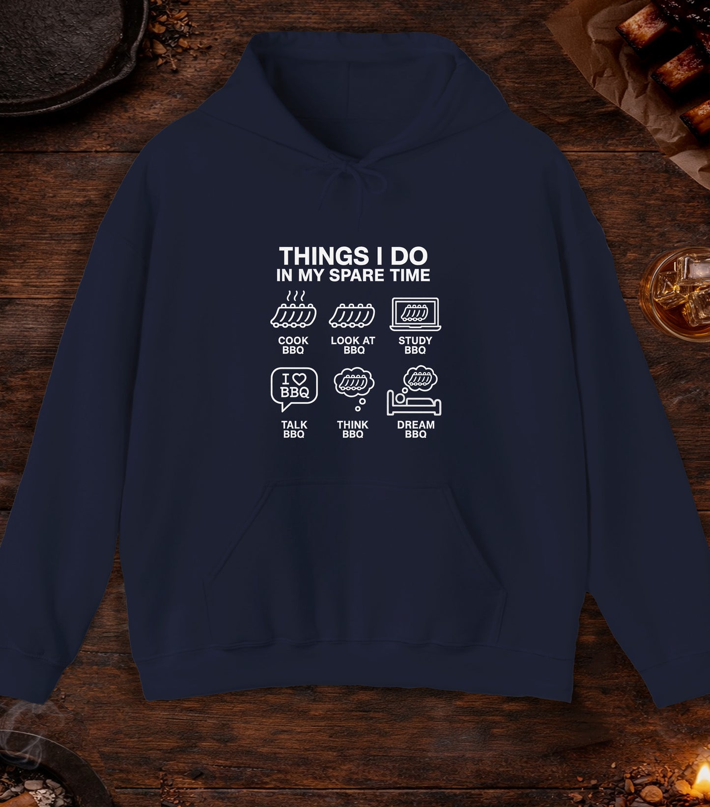 Spare Time Hoodie - Navy