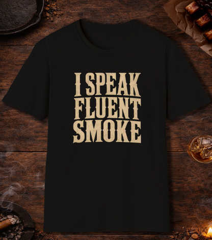 Speak Fluent Smoke T-Shirt - Black