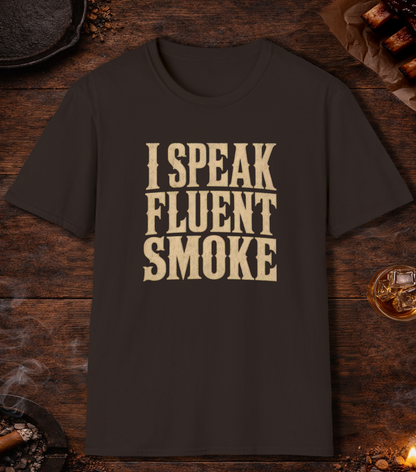 Speak Fluent Smoke T-Shirt - Dark Chocolate