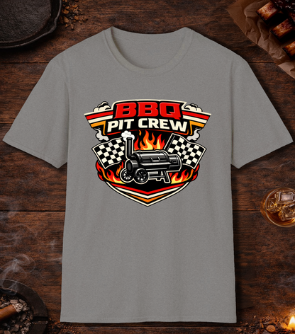 BBQ Pit Crew T-Shirt - Sport Grey