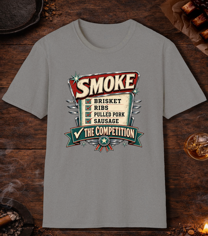 Smoke The Competition T-Shirt - Sport Grey