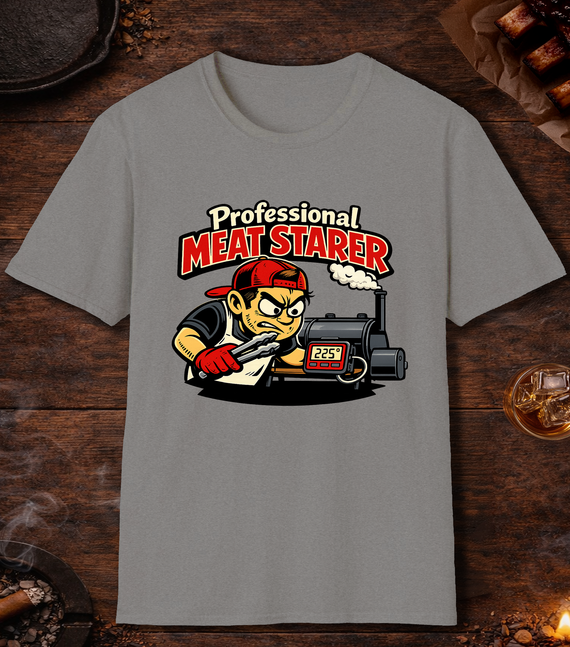 Professional Meat Starer T-Shirt - Sport Grey