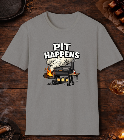 Pit Happens T-Shirt - Sport Grey