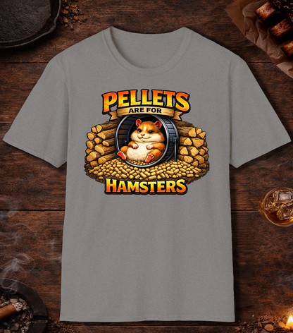 Pellets Are For Hamsters T-Shirt - Sport Grey