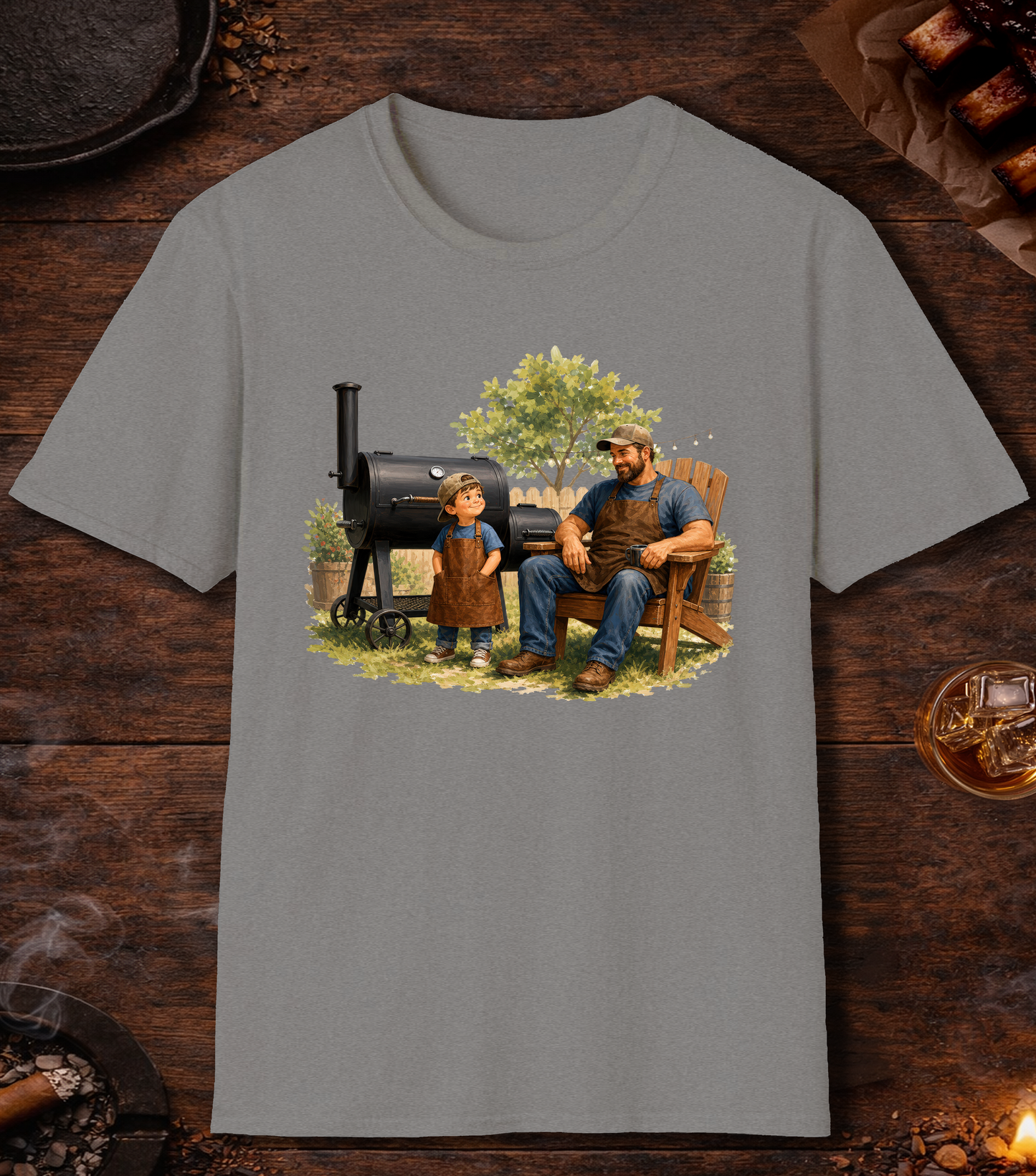 Pitmaster Apprentice T-Shirt - Sport Grey