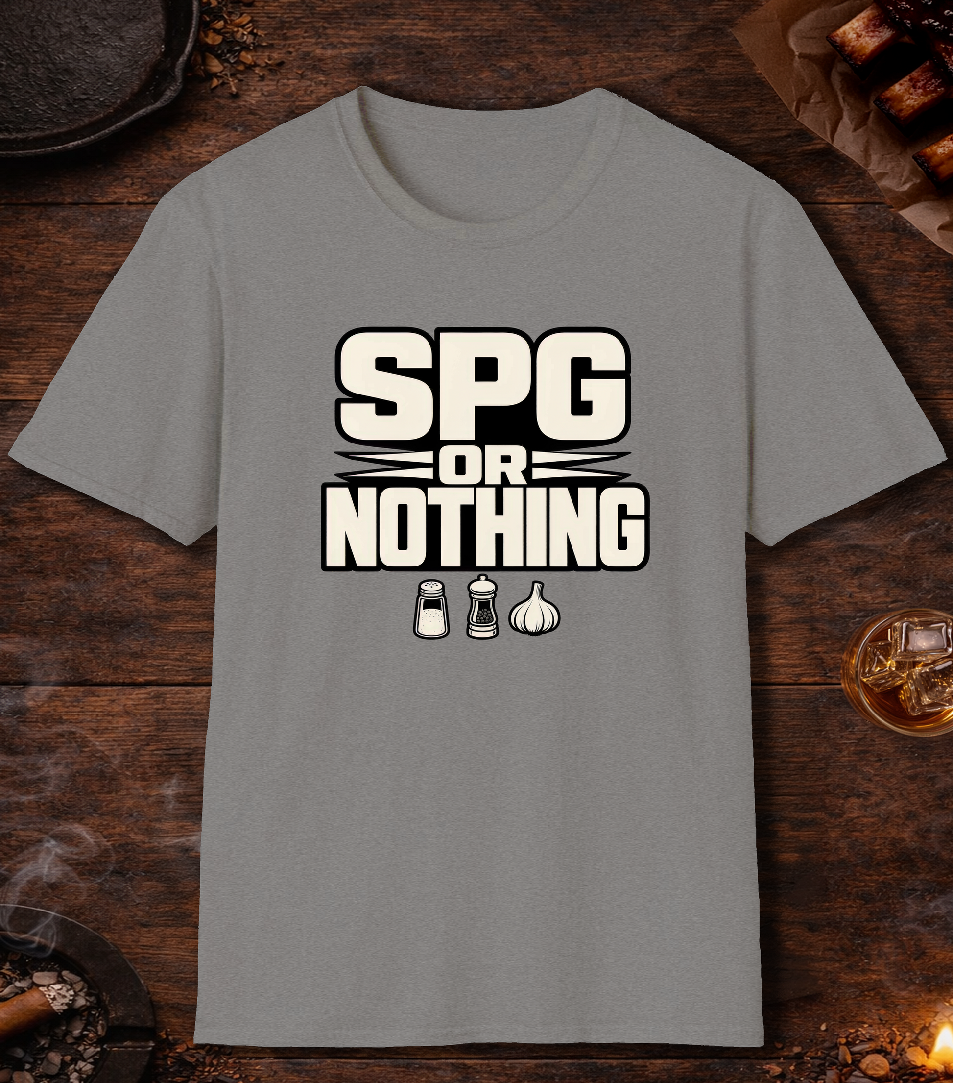 SPG or Nothing T-Shirt - Sport Grey