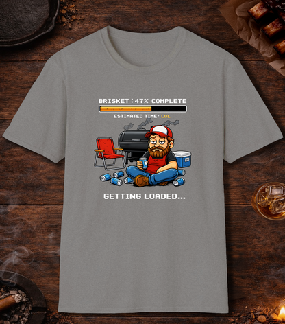 Brisket Getting Loaded T-Shirt - Sport Grey