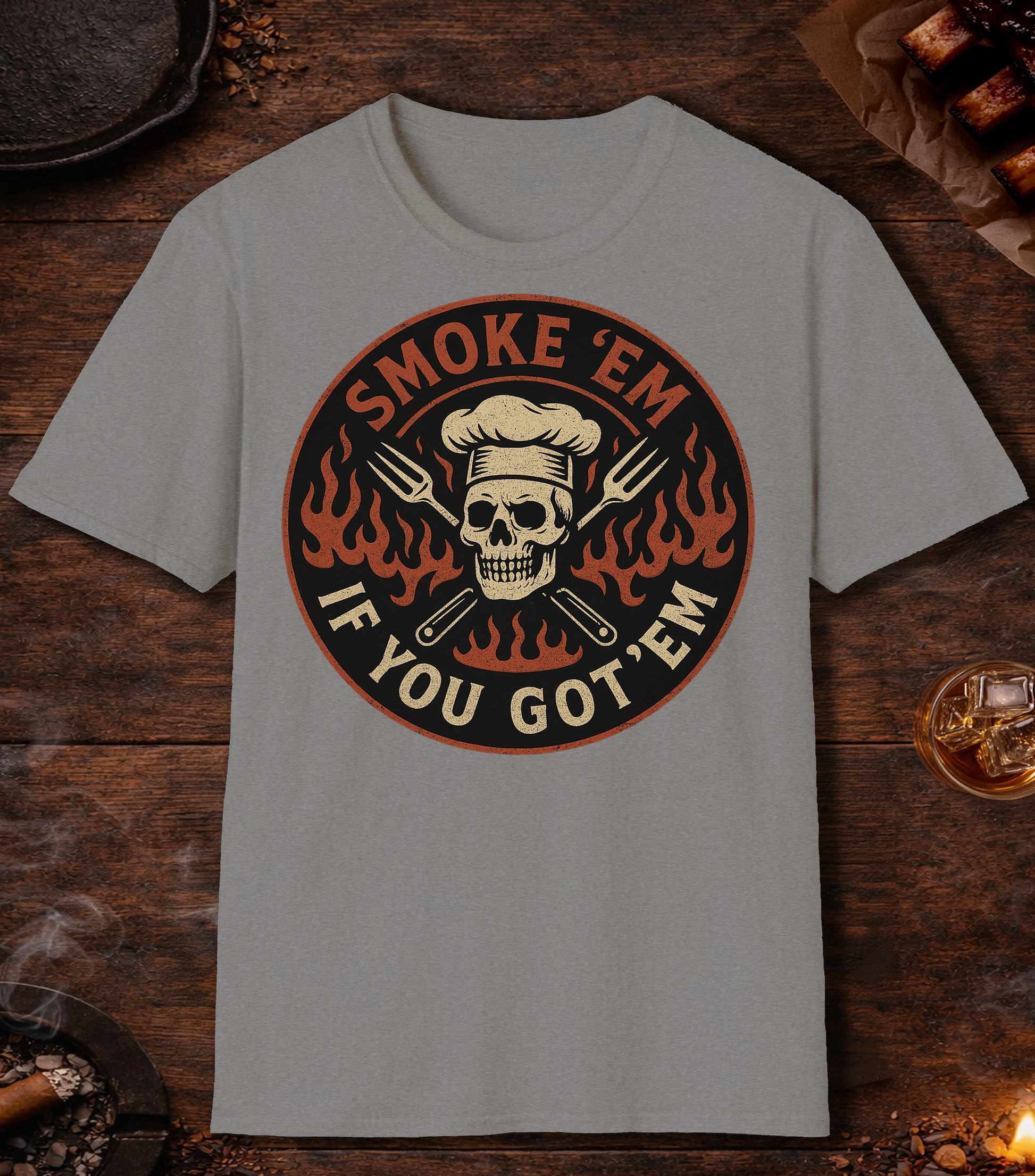 Smoke Em If You've Got Em T-Shirt - Sport Grey