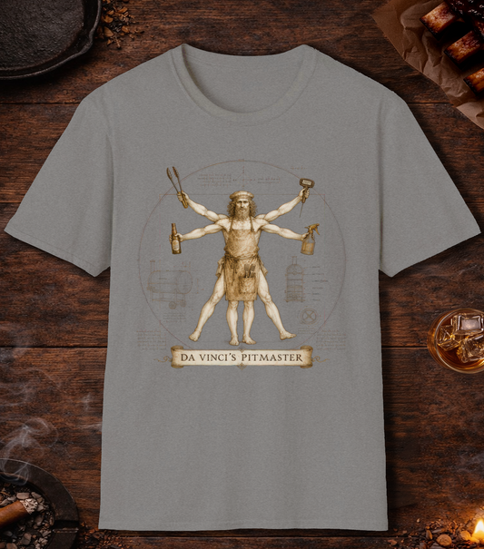 Da Vinci's Pitmaster T-Shirt - Sport Grey