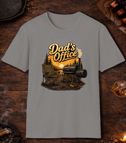 Dad's Office T-Shirt - Sport Grey
