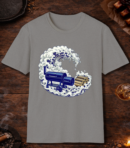 Smoke Wave T-Shirt - Sport Grey