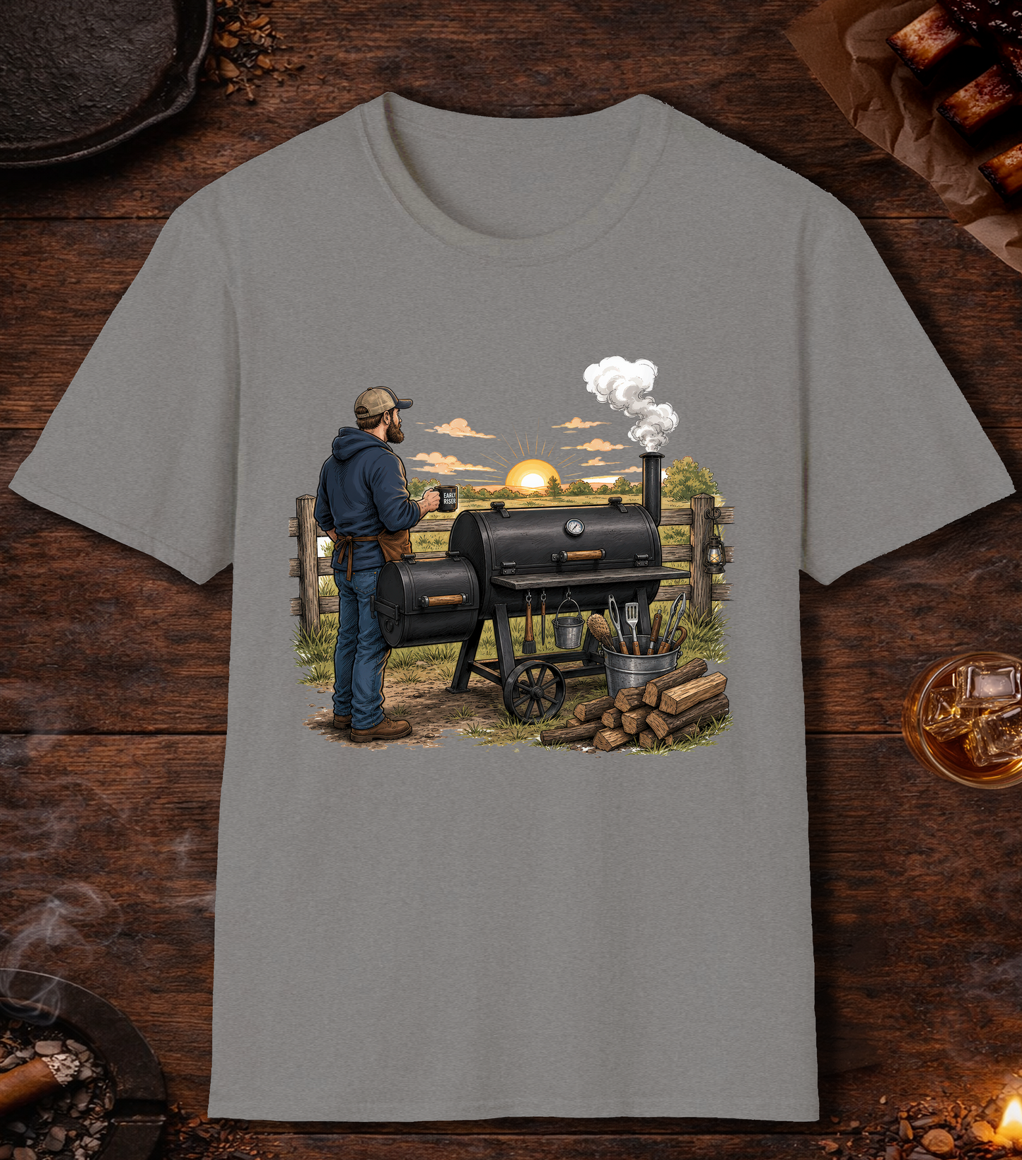 Early Riser T-Shirt - Sport Grey