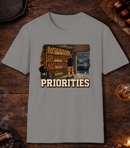 Priorities T-Shirt - Sport Grey