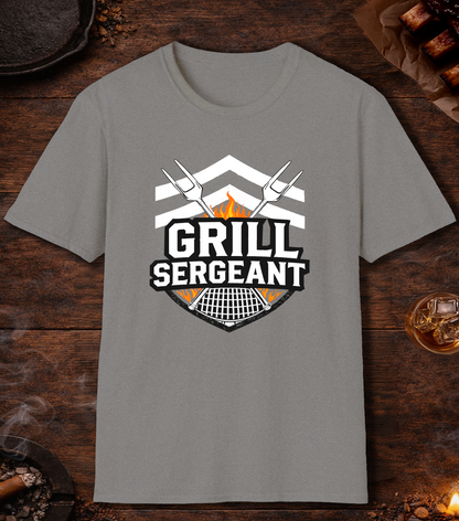 Grill Sergeant T-Shirt - Sport Grey