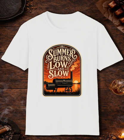 Summer Burns Low Slow T-Shirt - White