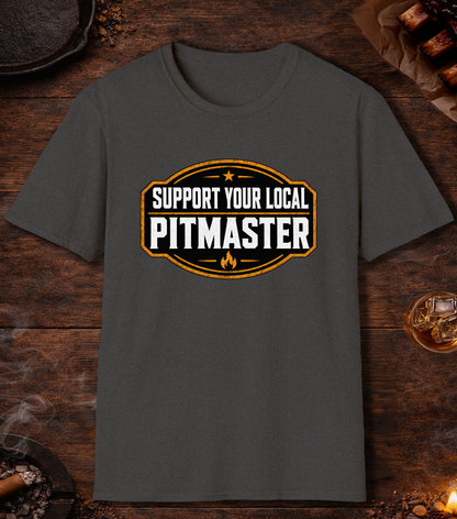 Support Your Pitmaster T-Shirt - Dark Heather