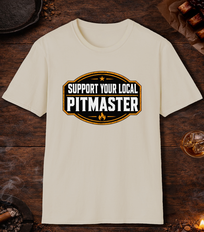 Support Your Pitmaster T-Shirt - Sand