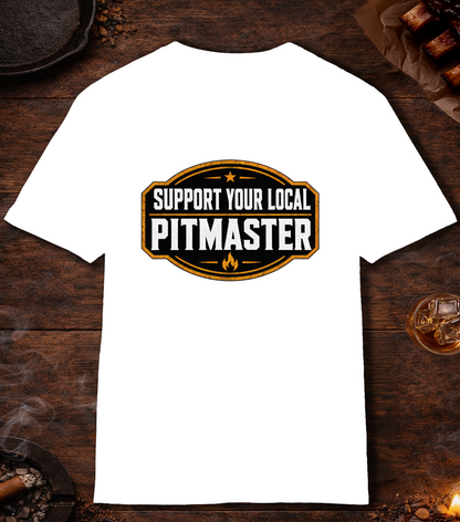 Support Your Pitmaster T-Shirt - White