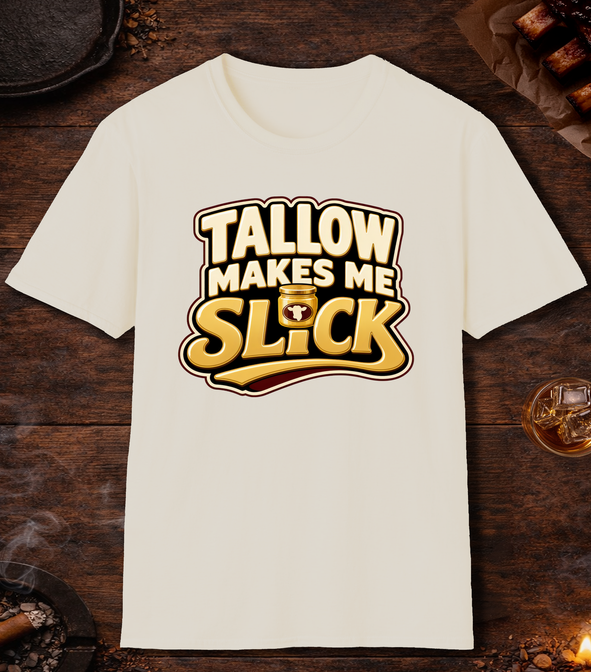 Tallow Slick T-Shirt - Natural
