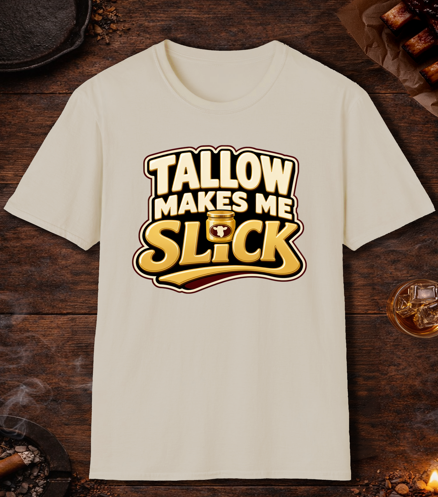 Tallow Slick T-Shirt - Sand