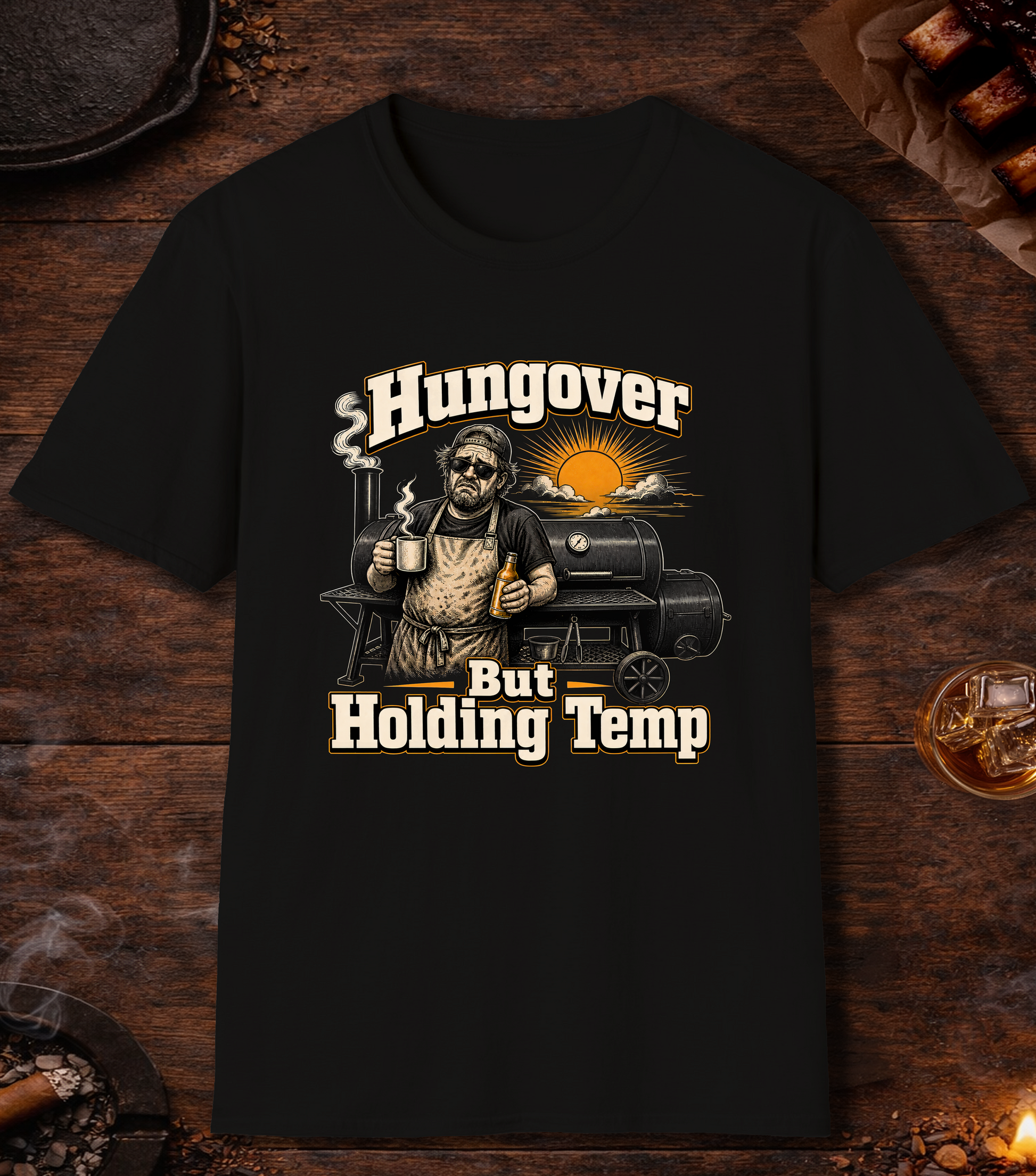 Hungover But Holding - Black