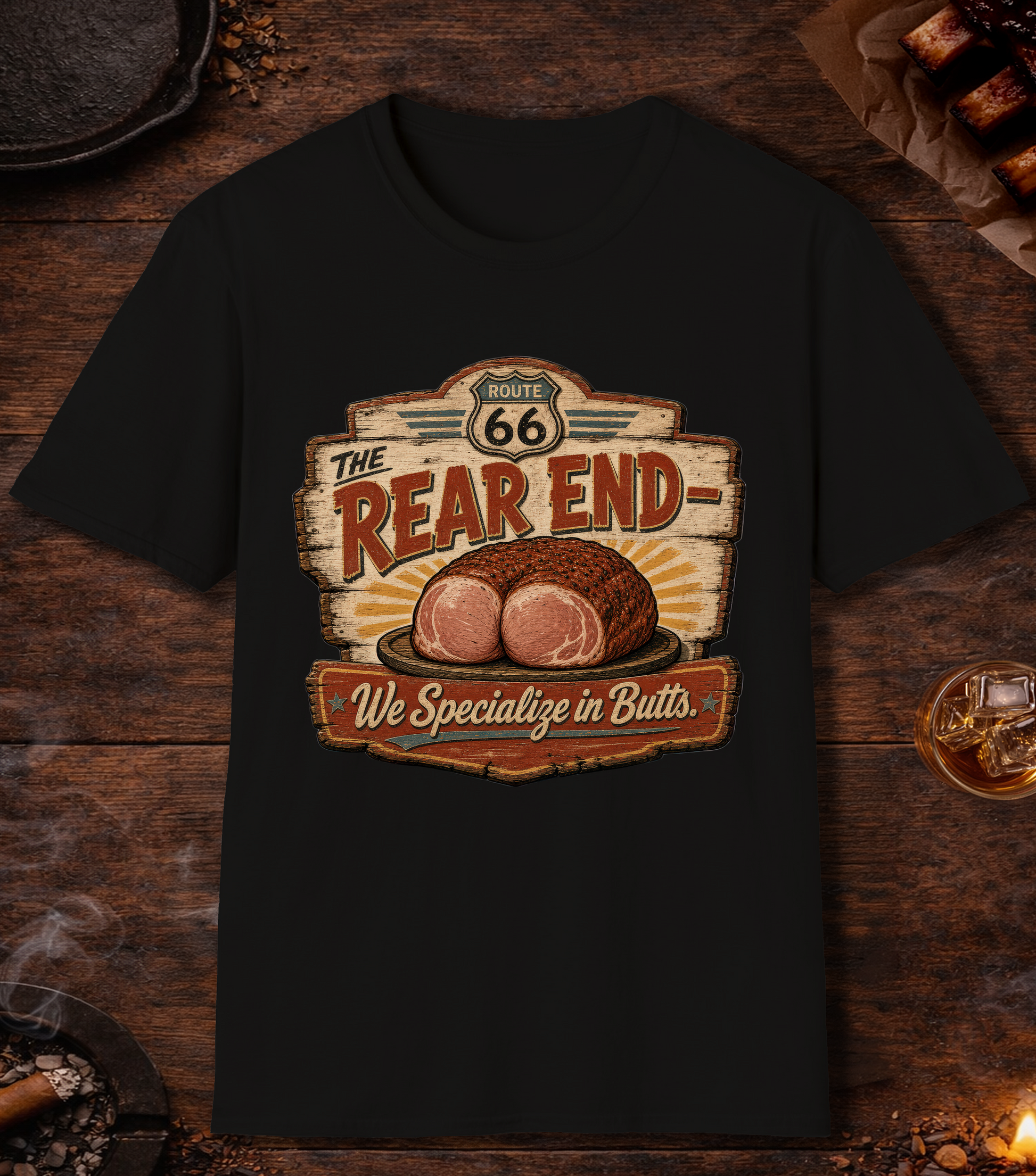 The Rear End T-Shirt - Black
