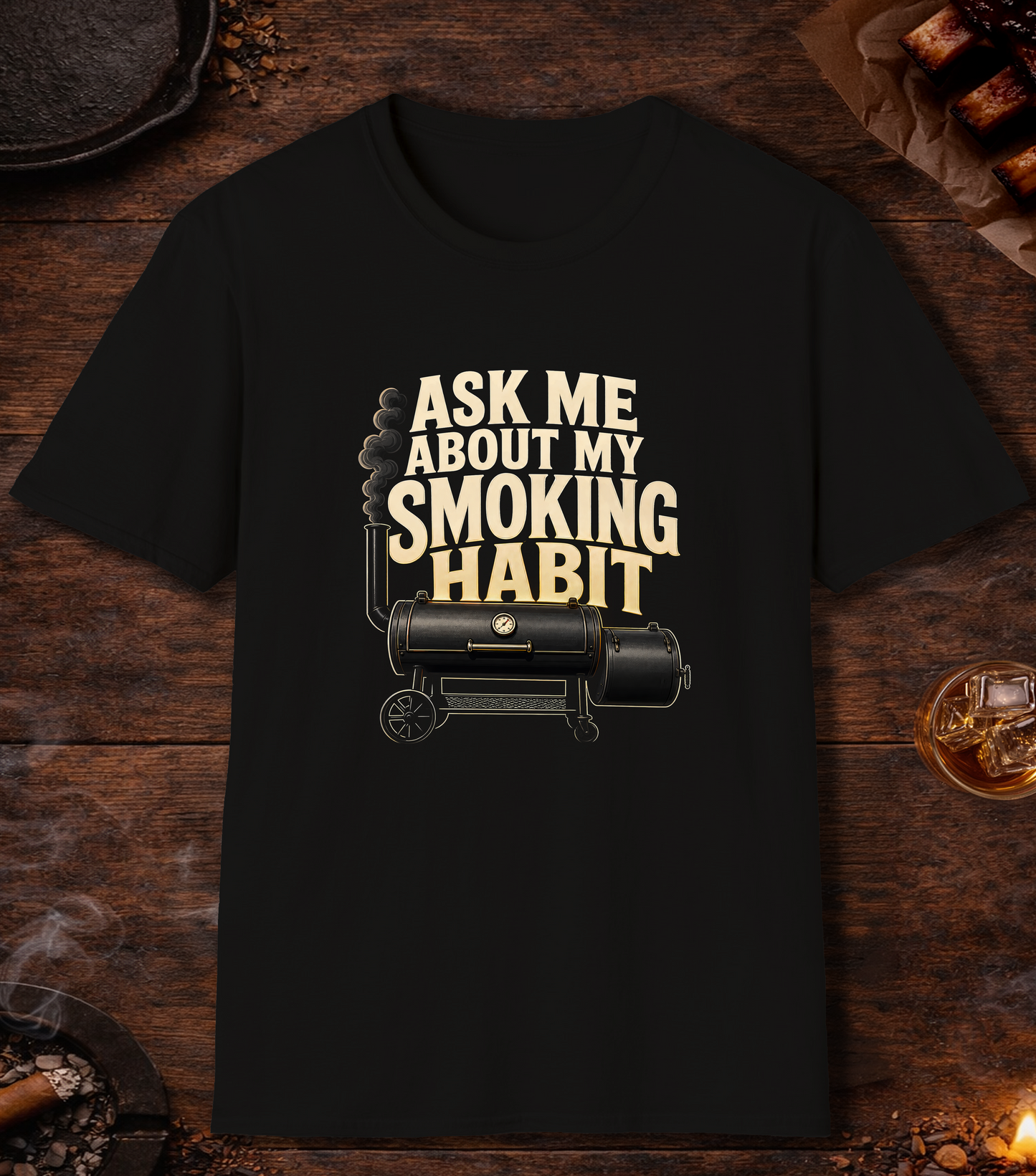 Ask Me About My Smoking Habit - Black