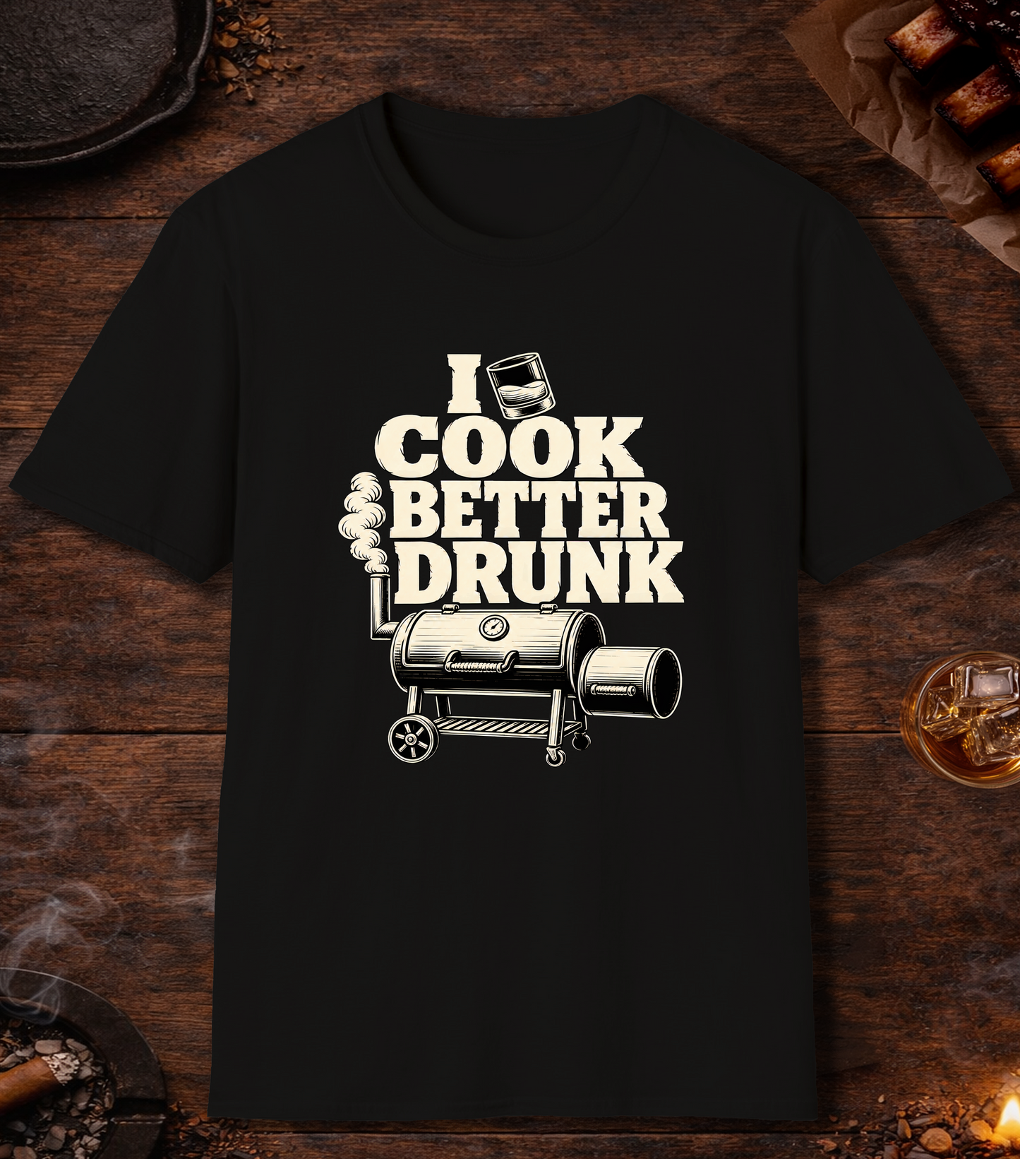 I Cook Better Drunk - Black
