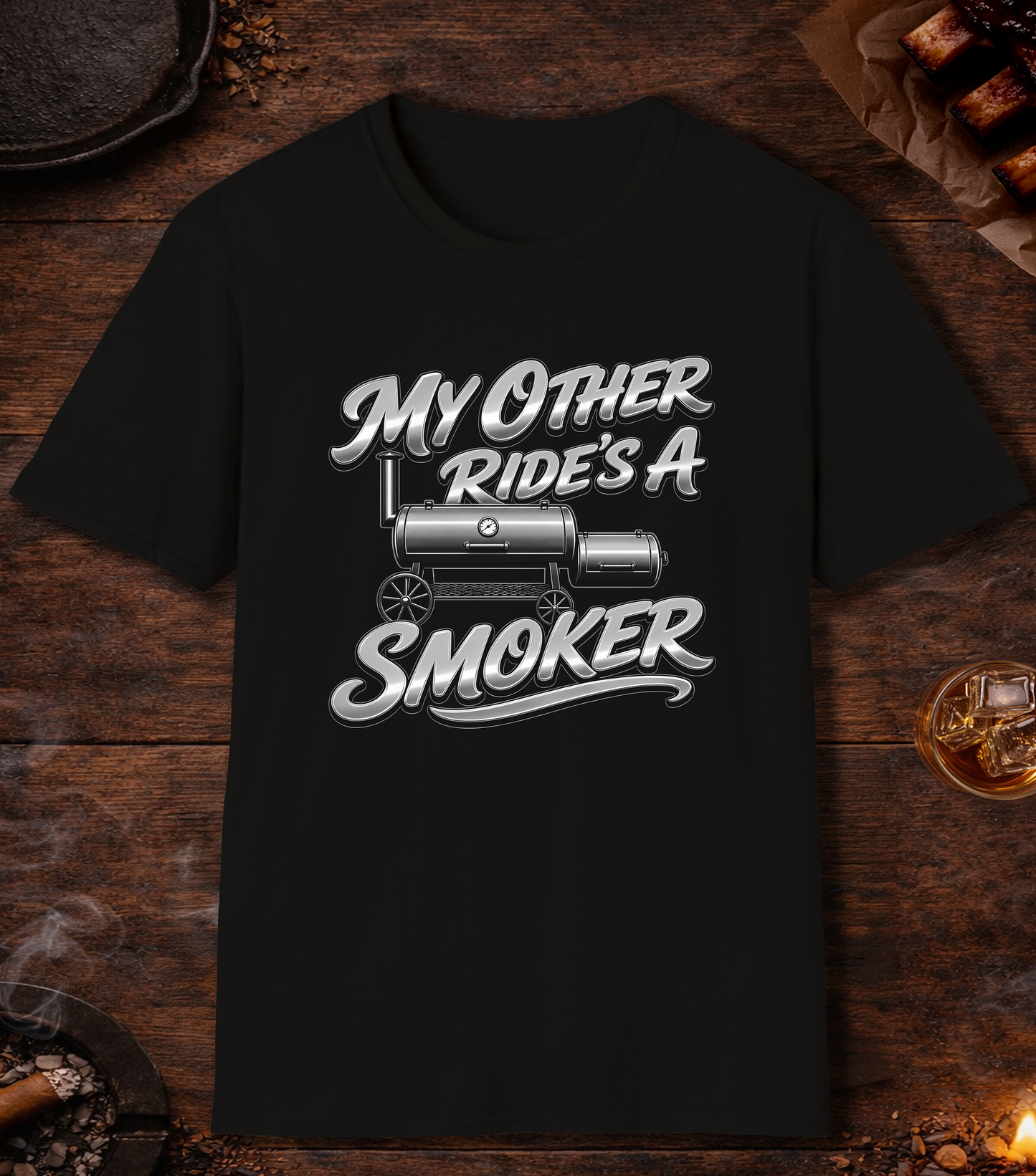 My Other Rides a Smoker T-Shirt - Black