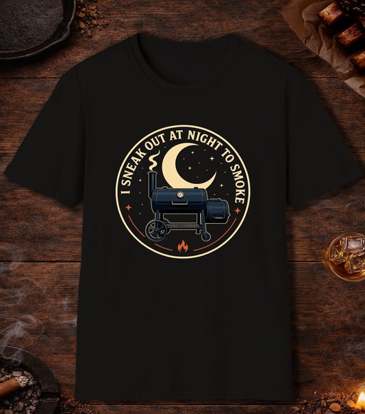 Sneak Out to Smoke T-Shirt - Black