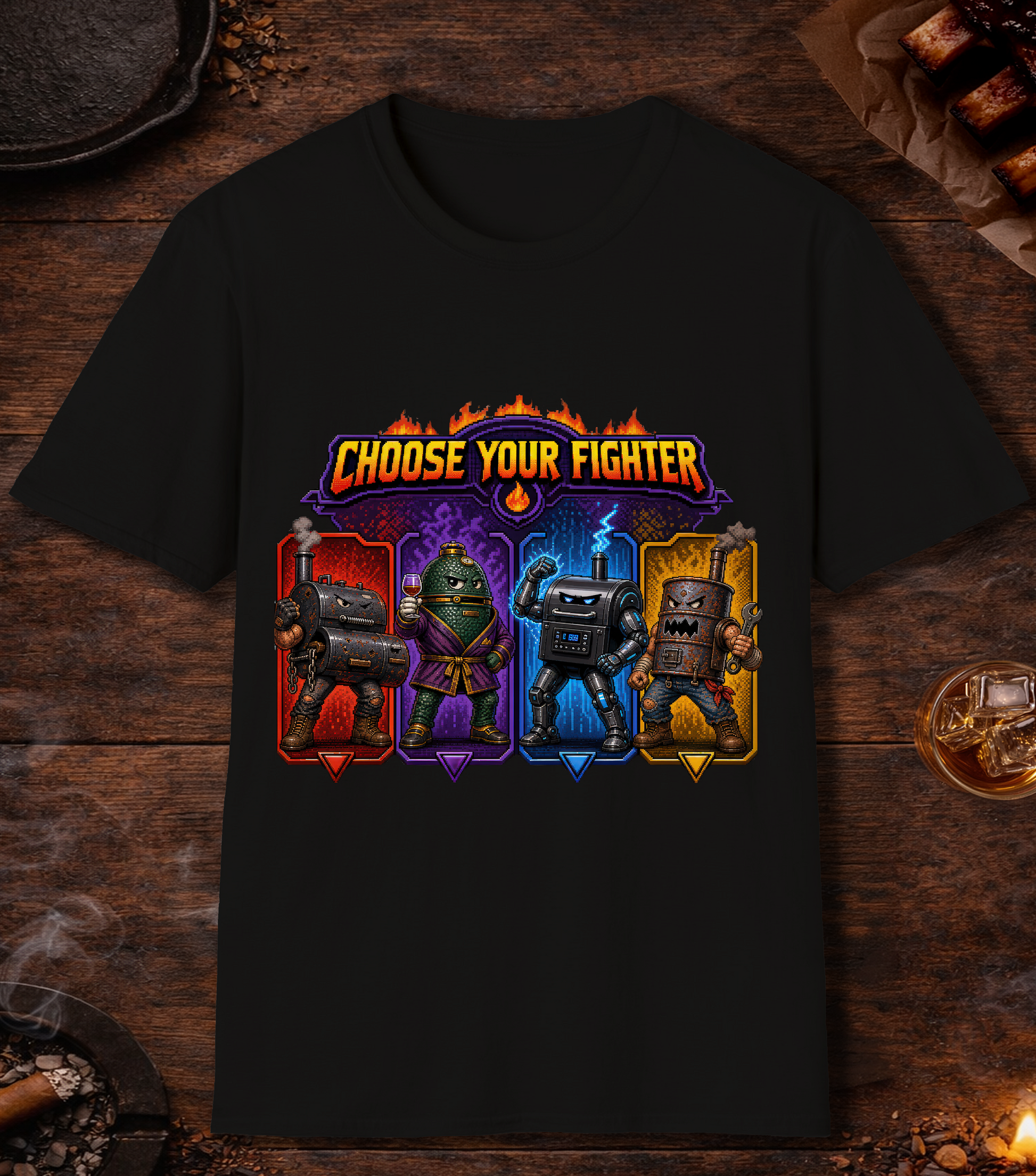 Choose Your Fighter T-Shirt - Black