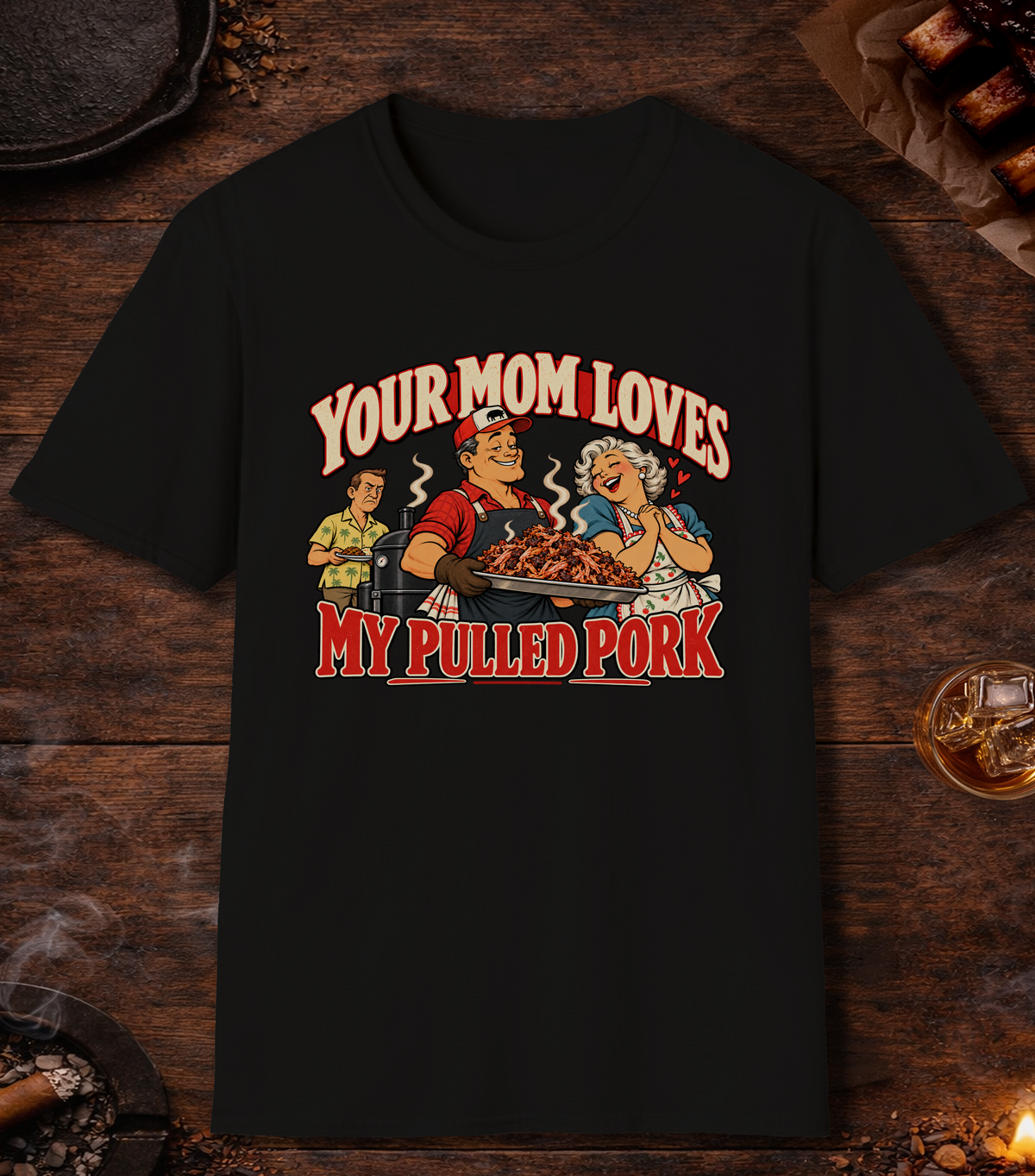 Your Mom T-Shirt - Black