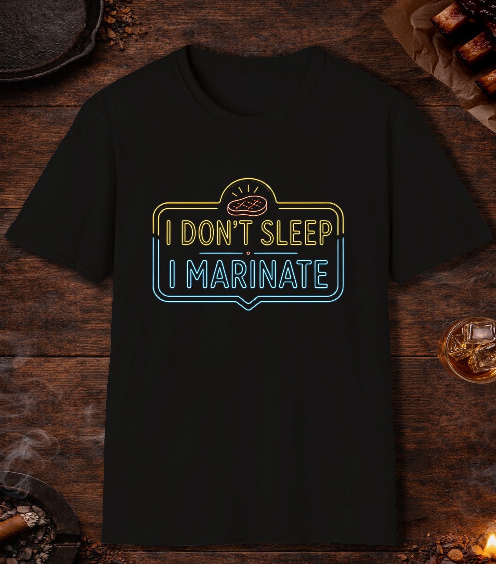 I Don't Sleep I Marinate T-Shirt - Black