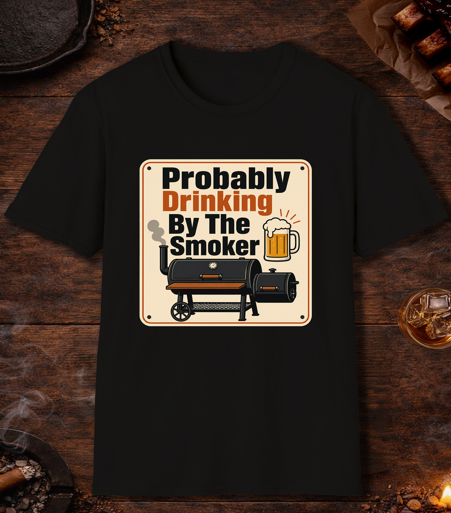 Probably Drinking By The Smoker - Black