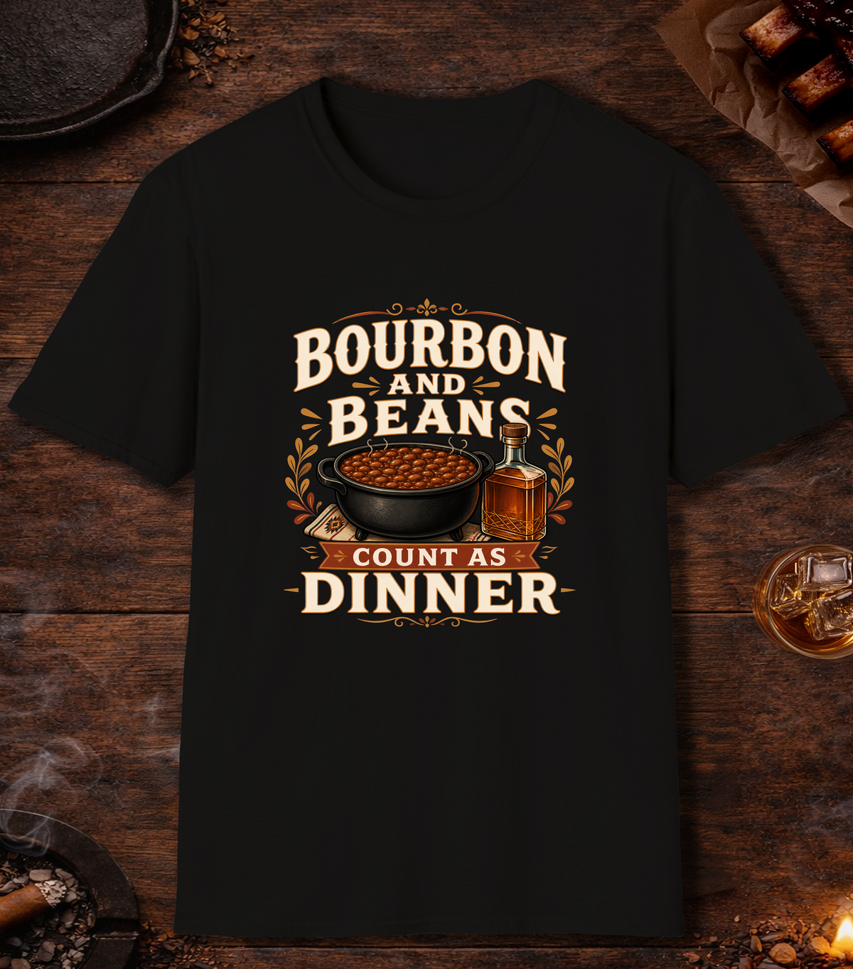 Bourbon and Beans - Black