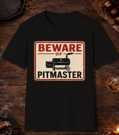 Beware of Pitmaster T-Shirt - Black