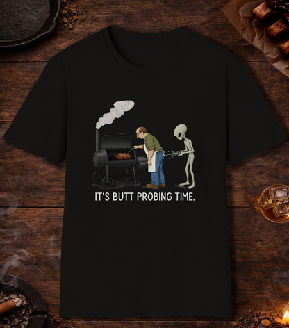 Butt Probing Time T-Shirt - Black