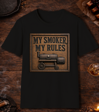 My Smoker My Rules T-Shirt - Black