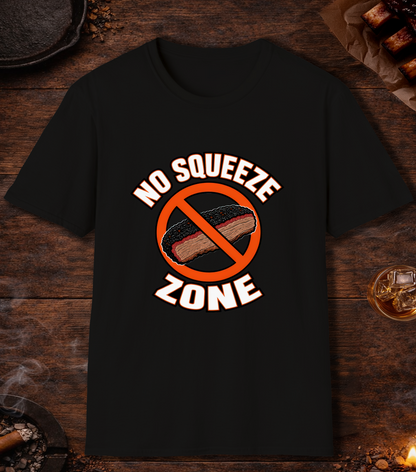 No Squeeze Zone T-Shirt - Black