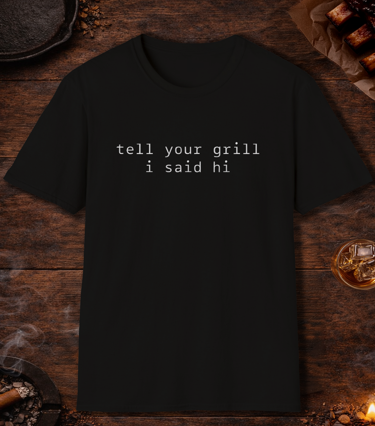 Grill Hi T-Shirt - Black