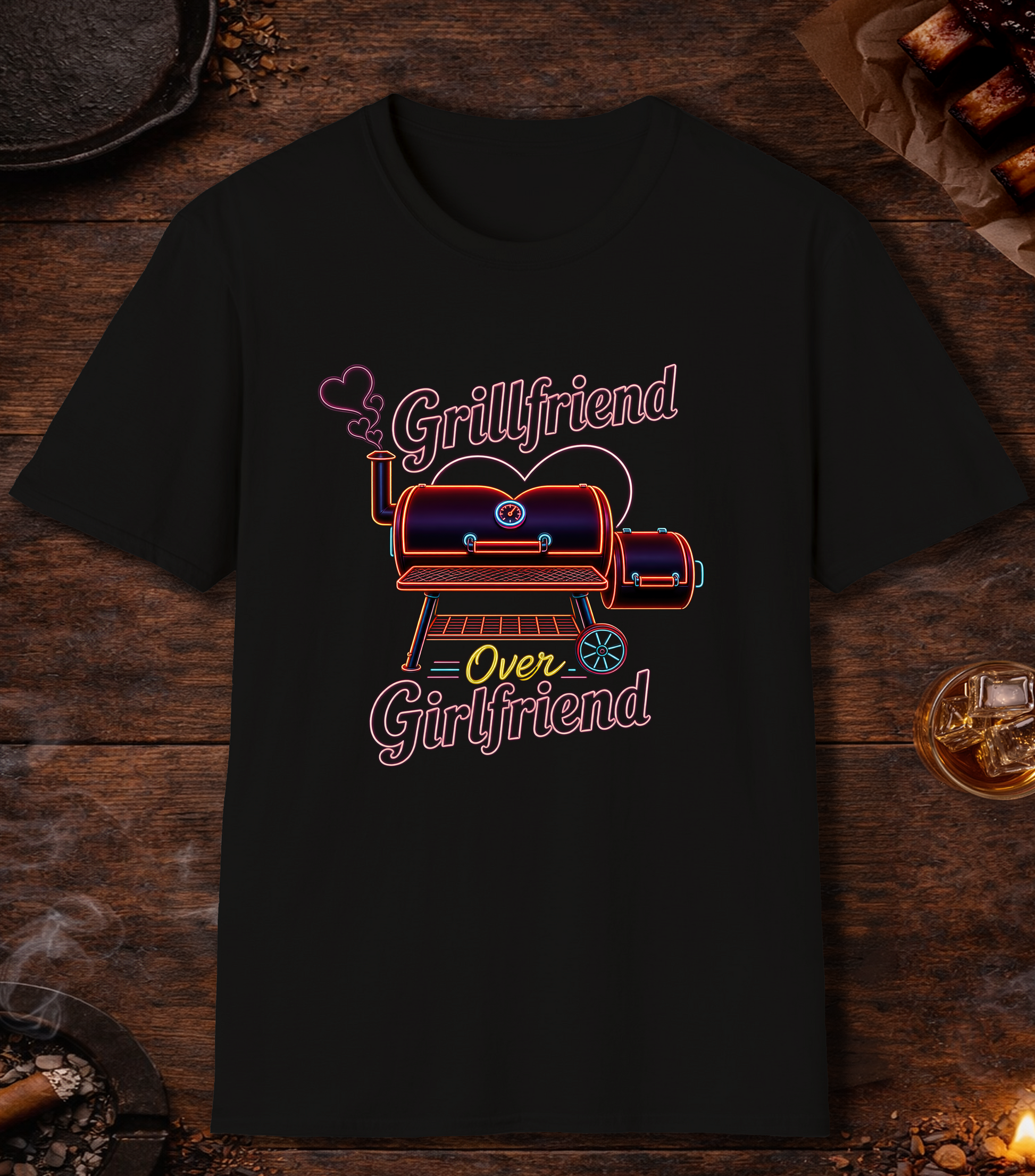Grillfriend Over Girlfriend - Black