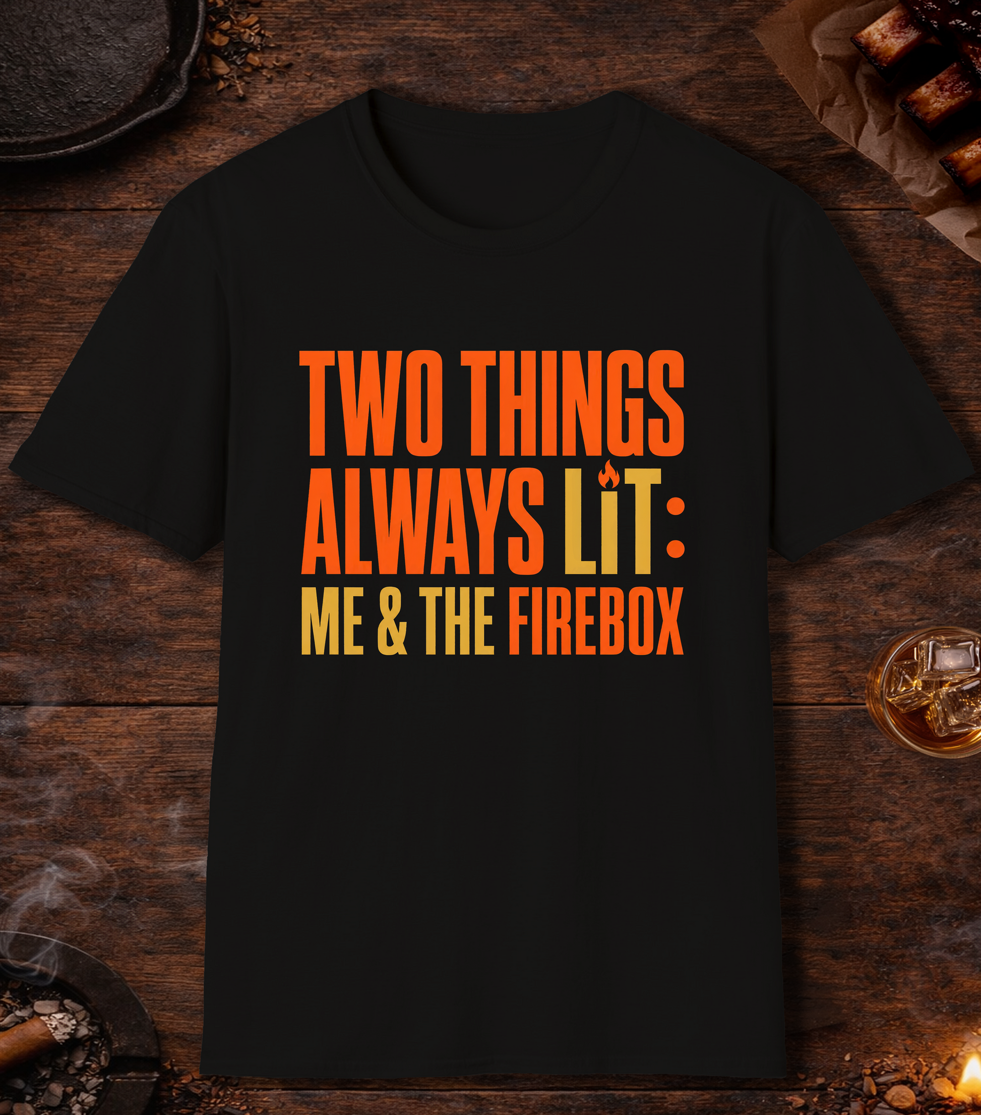 Always Lit T-Shirt - Black