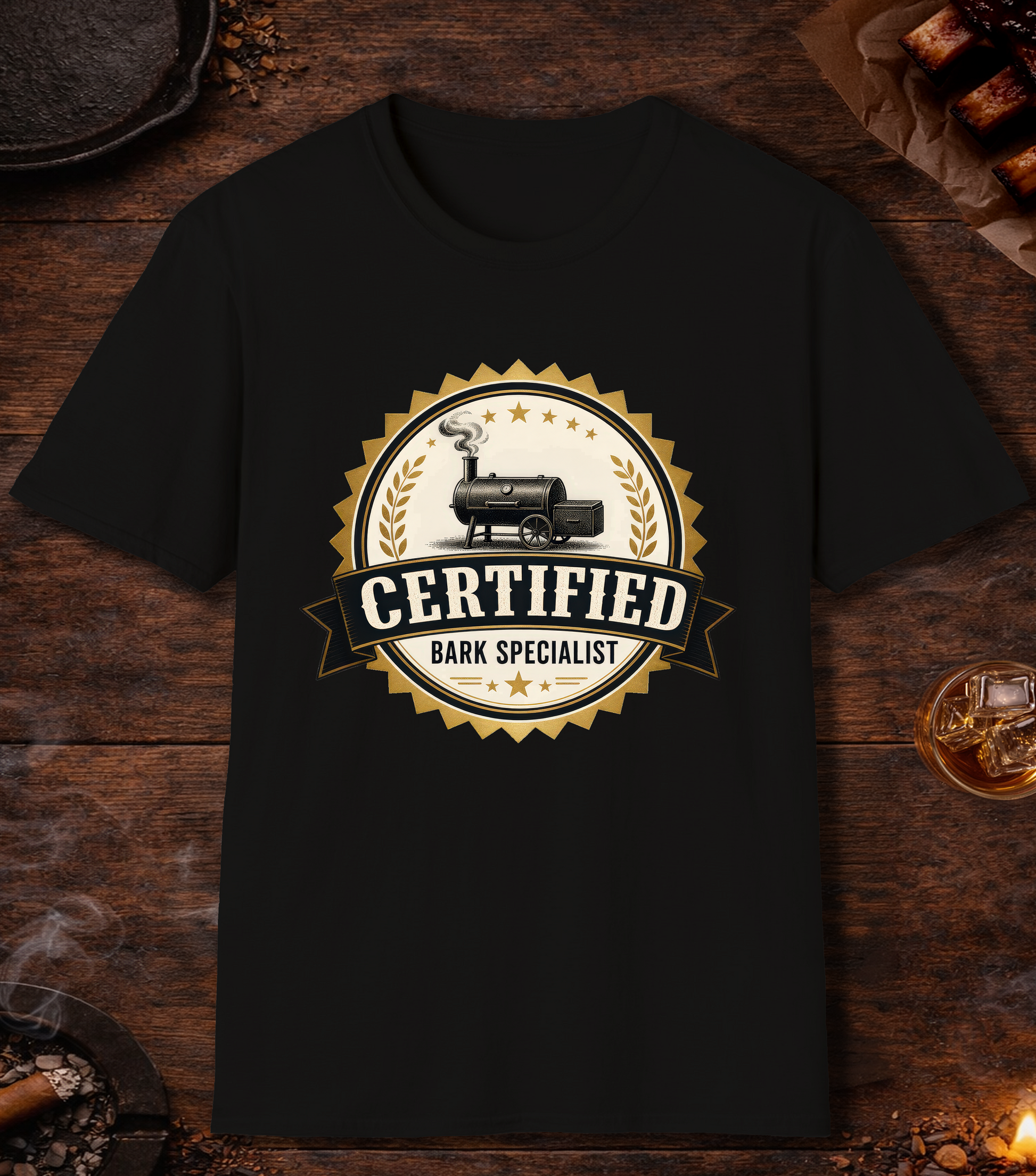 Certified Bark Specialist T-Shirt - Black