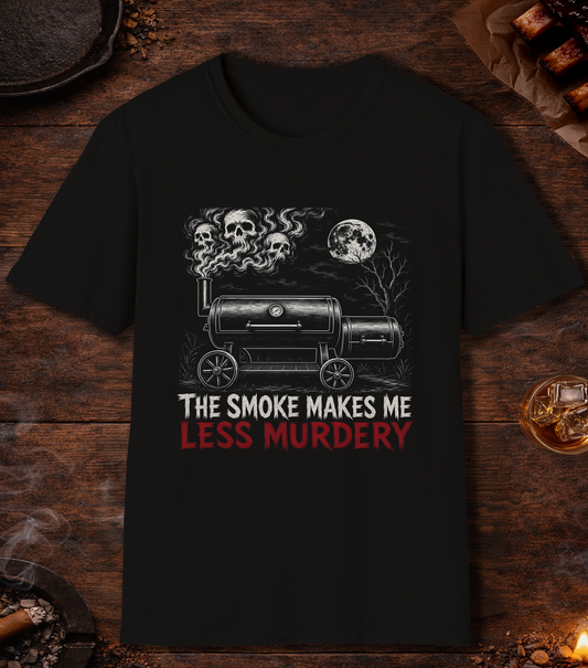 Smoke Less Murdery T-Shirt - Black