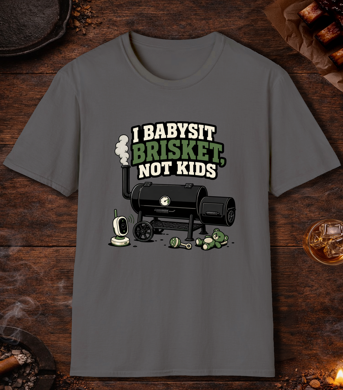 Babysit Brisket - Charcoal