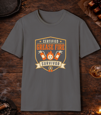 Grease Fire Survivor - Charcoal