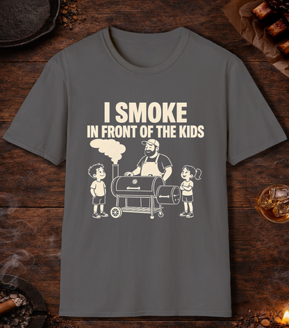 I Smoke Infront Of The Kids - Charcoal